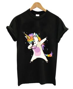 Dabbing Unicorn Shirt Dab Hip Hop Funny Magic T-Shirt