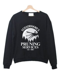 Edward Scissorhands Pruning Services Hoodie