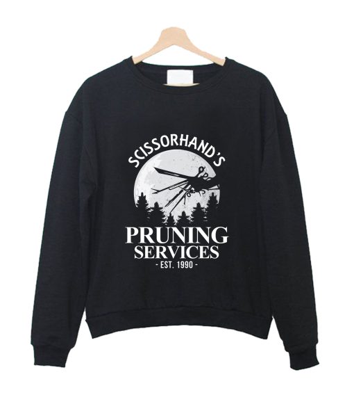 Edward Scissorhands Pruning Services Hoodie