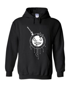 Emil (White on Black) Hoodie