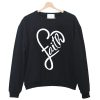 Faith Heart Christian Design Sweatshirt