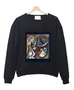 Girl Before A Mirror, 1932, Pablo Picasso Crewneck Sweatshirt