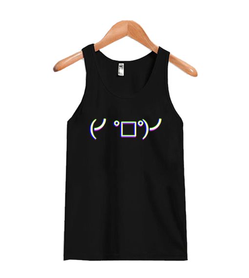 Kaomoji -Angry Flip Tank Top