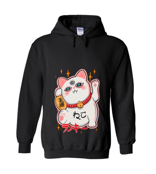 Lucky cat manekineko COLORS Hoodie