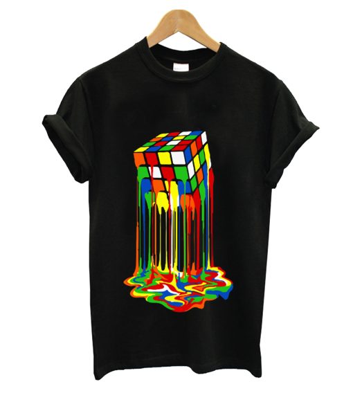 Melting Rubiks Cube T-Shirt