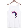 Minimalist Bisexual Drip Rainbow Tank Top