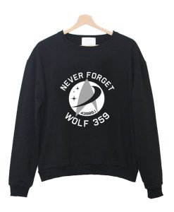 Never Forget Wolf 359 Crewneck Sweatshirt