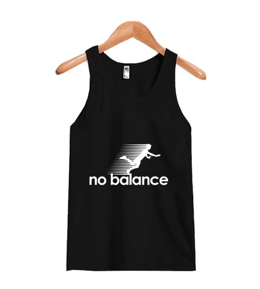 No Balance white logo Tank Top
