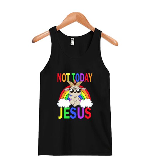 Not today Jesus Tank Top