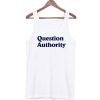 Question Authority Retro Style Tank Top