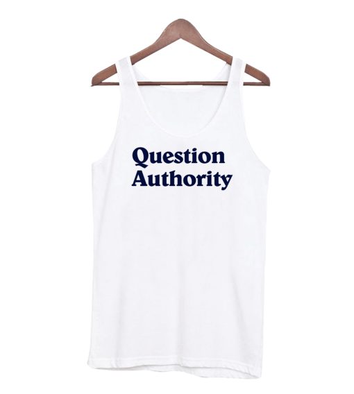 Question Authority Retro Style Tank Top