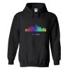 Rainbow Seattle skyline Hoodie