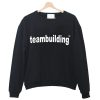 TeamBuilding Logo White Crewneck Sweatshirt