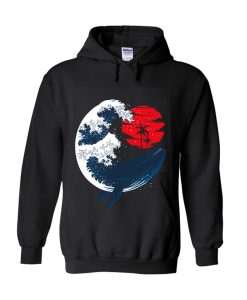 The whale wave Hoodie