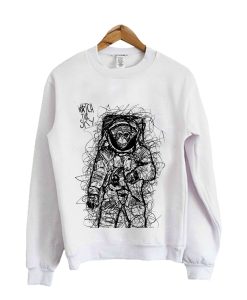 Watch the Sky.Space Monkey Sweatshirt