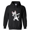 White German Shepherd Dabbing Hoodie