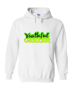 Youthful Geezer Brand Logo Bright GreenYellow Hoodie