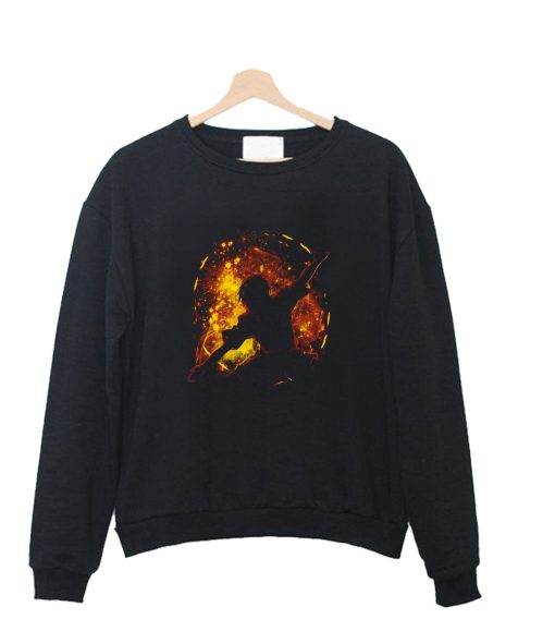 galactic prince of fire Crewneck Sweatshirt
