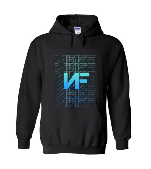 nf logo blue Hoodie