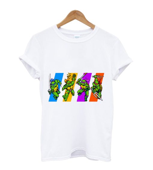ninja turtles pixel art arcade T-Shirt