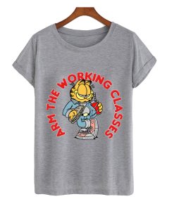 Arm The Working Classes Garfield Meme Design T-Shirt