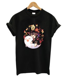 Hu Tao Chibi Genshin Impact Spirit Soother T-Shirt