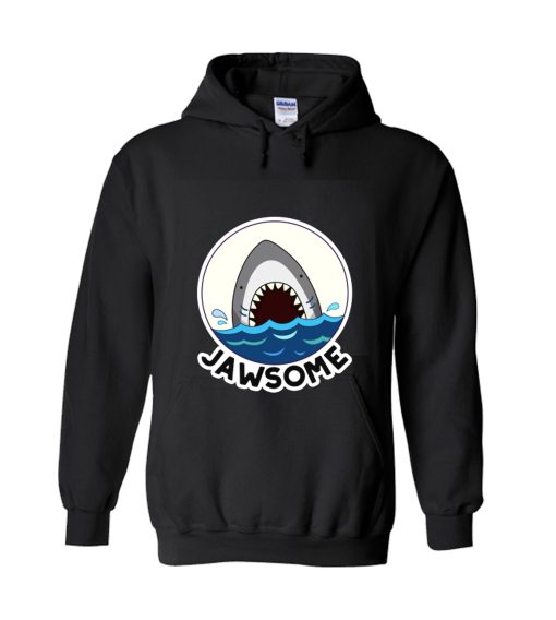 Jawsome Cute Shark Pun. Hoodie