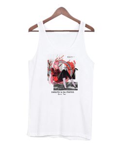 Landscape shards Sakura dawn Tank Top