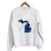 Michigan - Wet Paint Crewneck Sweatshirt