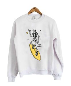 Skeleton surfer Sweatshirt