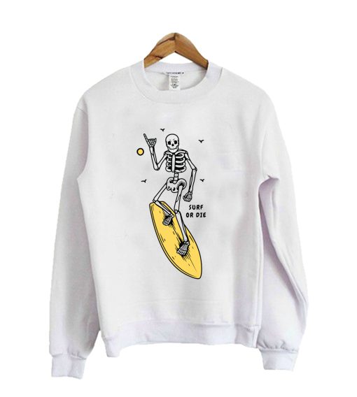 Skeleton surfer Sweatshirt