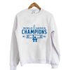 World series champions 2020 mode blue Crewneck Sweatshirt