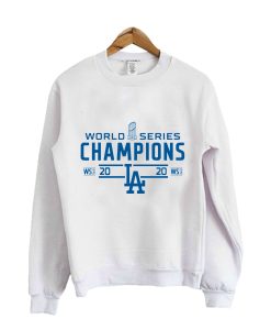 World series champions 2020 mode blue Crewneck Sweatshirt