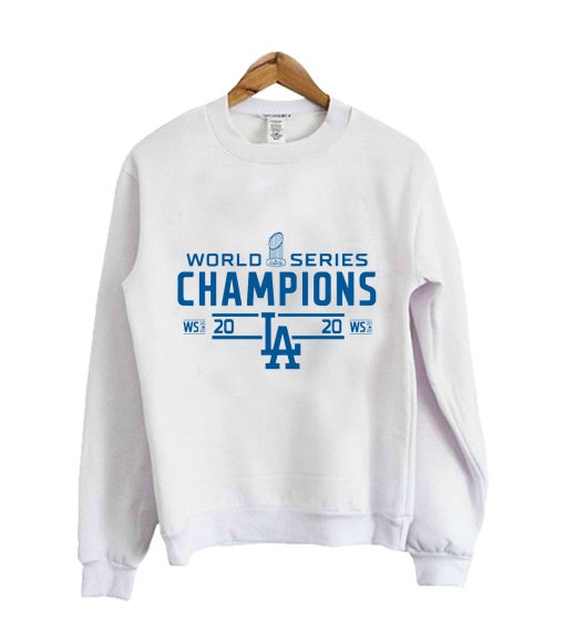 World series champions 2020 mode blue Crewneck Sweatshirt