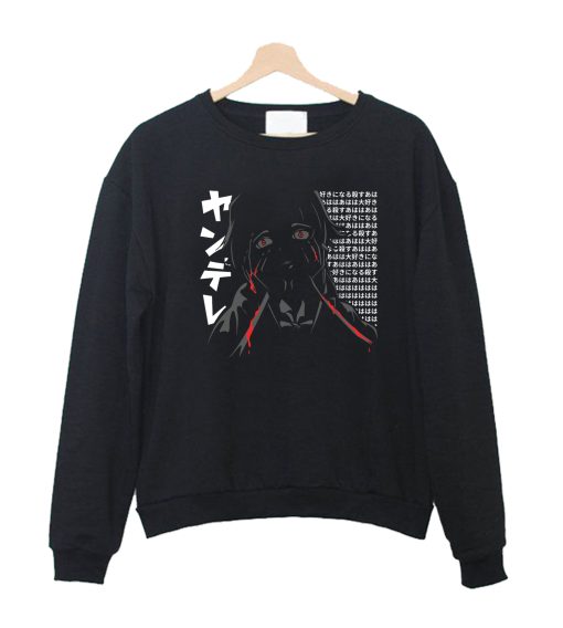 Anime Tshirt Yandere Mirai Nikki for Otaku Crewneck Sweatshirt