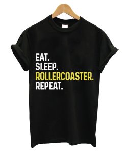 Eat Sleep Rollercoaster Repeat T-Shirt