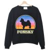 Pomsky Sunset Sweatshirt