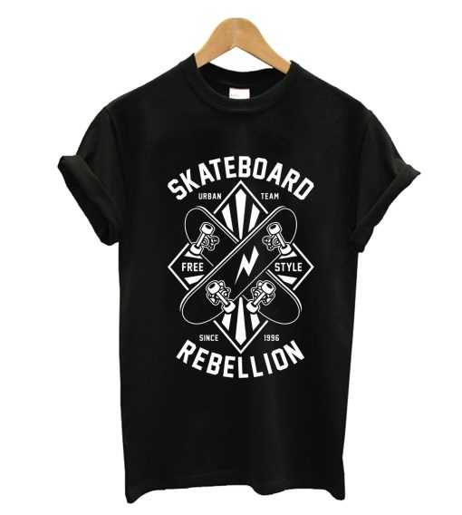 Skateboard Rebellion T Shirt