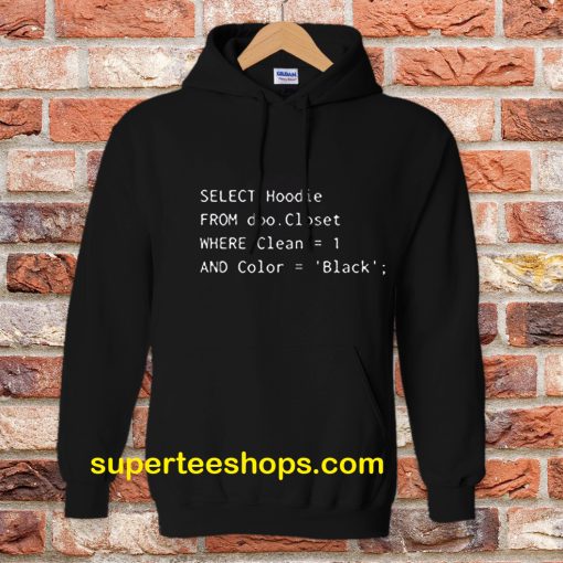 Funny SQL hoodie for Programmer