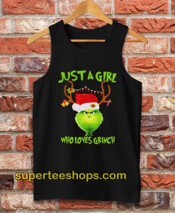 Just A Girl Who Loves Grinch Tank Top