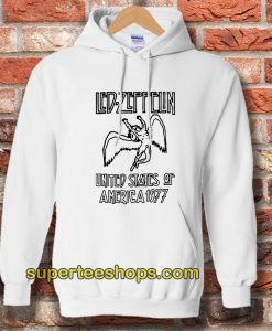 Led Zeppelin United States Of America 1977 Ringer Hoodie