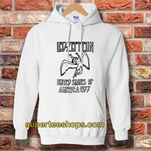 Led Zeppelin United States Of America 1977 Ringer Hoodie