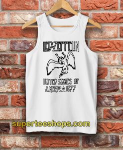 Led Zeppelin United States Of America 1977 Ringer Tank Top