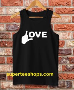 Love Middle Finger Logo Tanktop