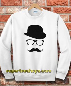 Mustache Men's Short Sleeve Tee Sweatshirt