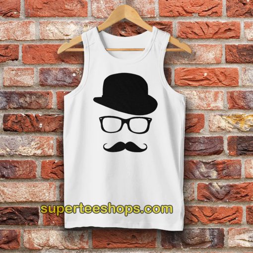 Mustache Men's Short Sleeve Tee Tanktop