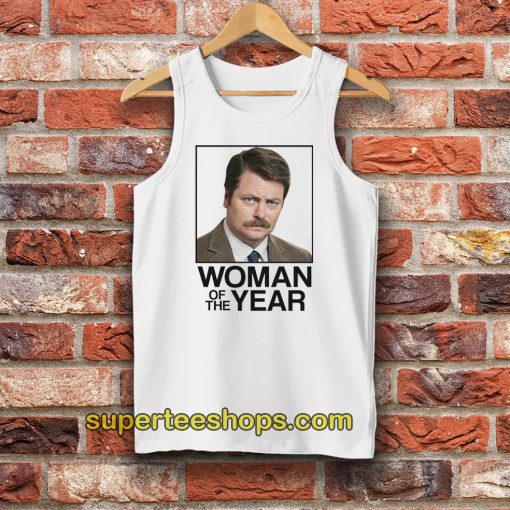 Ron Swanson Woman of the Year Parks and Recreation Tank Top