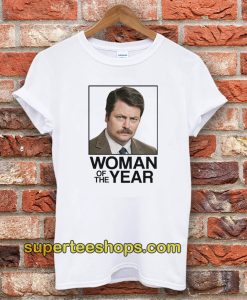 Ron Swanson Woman of the Year Parks and Recreation T-shirt