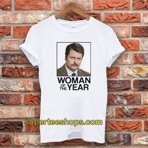 Ron Swanson Woman of the Year Parks and Recreation T-shirt