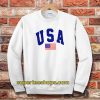 USA White Sweatshirt